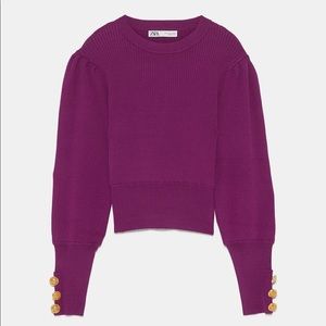 Zara Sweater with button